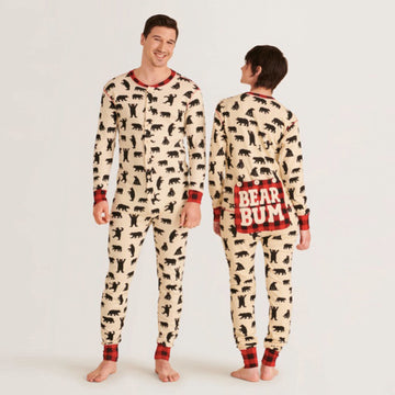 Little Blue House Black Bear Union Suit Adult